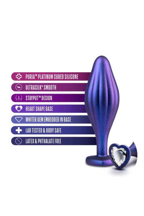 ANAL ADVENTURES MATRIX WAVY BLING PLUG SAPPHIRE ANAL ADVENTURES MATRIX WAVY BLING PLUG SAPPHIRE