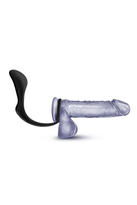 ANAL ADVENTURES PLATINUM COCK RING PLUG BLACK ANAL ADVENTURES PLATINUM COCK RING PLUG BLACK