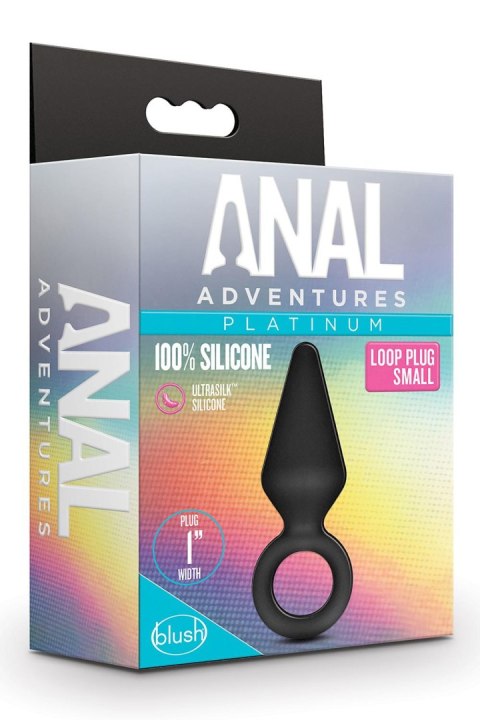 ANAL ADVENTURES PLATINUM LOOP PLUG - SMALL ANAL ADVENTURES PLATINUM LOOP PLUG - SMALL