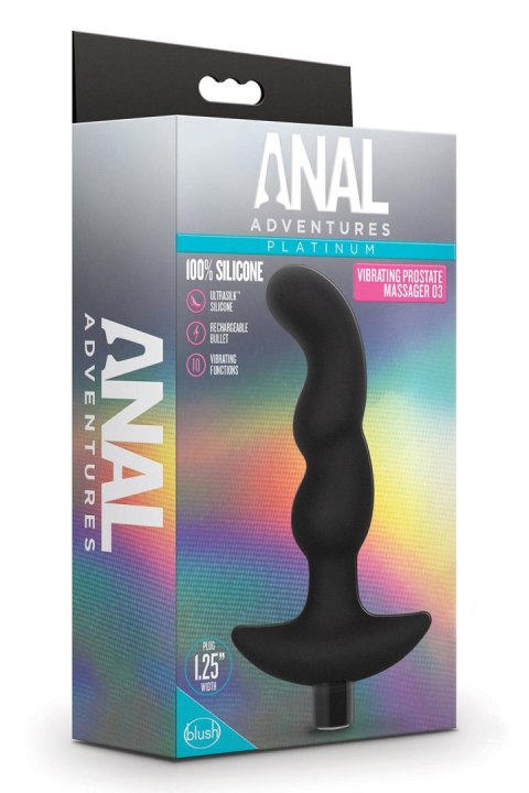 ANAL ADVENTURES PLATINUM PROSTATE MASSAGER 03 ANAL ADVENTURES PLATINUM PROSTATE MASSAGER 03