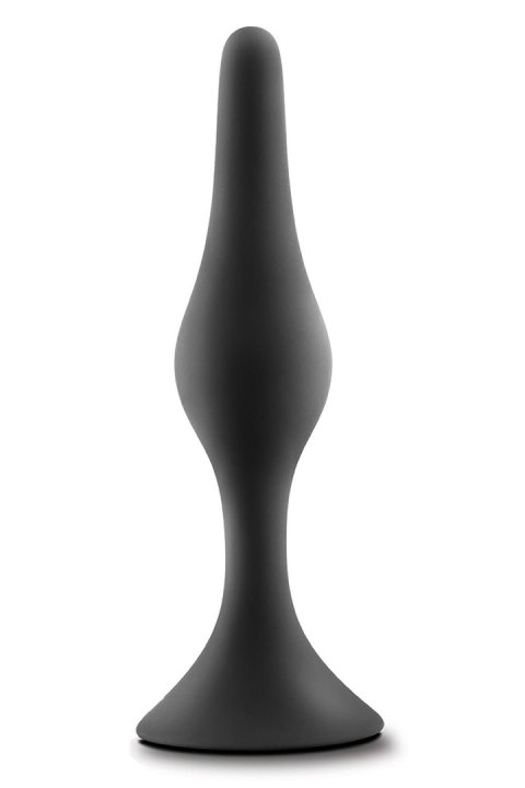 ANAL ADVENTURES PLATINUM SILICONE BEGINNER PLUG MEDIUM BLACK ANAL ADVENTURES PLATINUM SILICONE BEGINNER PLUG MEDIUM BLACK