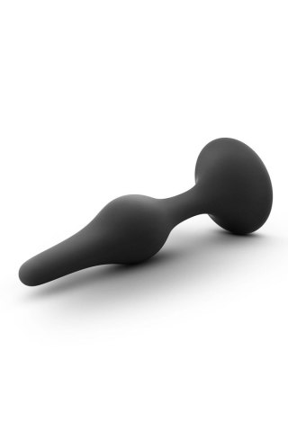 ANAL ADVENTURES PLATINUM SILICONE BEGINNER PLUG SMALL BLACK