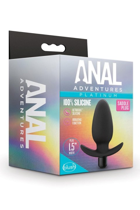 ANAL ADVENTURES PLATINUM SILICONE SADDLE PLUG ANAL ADVENTURES PLATINUM SILICONE SADDLE PLUG