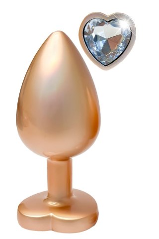 GLEAMING LOVE PEARL GOLD PLUG LARGE