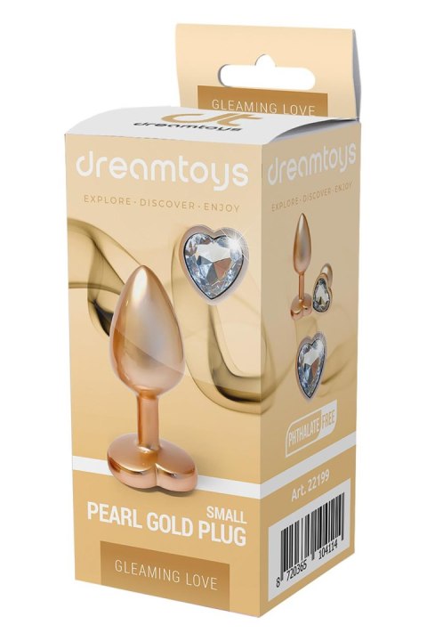 GLEAMING LOVE PEARL GOLD PLUG SMALL GLEAMING LOVE PEARL GOLD PLUG SMALL