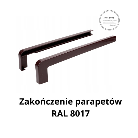ZAŚLEPKI, BOCZKI PCV DO PARAPETÓW PROSTYCH ZAKOŃCZENIA BRAZ 8017 30cm ZAŚLEPKI, BOCZKI PCV DO PARAPETÓW PROSTYCH ZAKOŃCZENIA BRAZ 8017 30cm