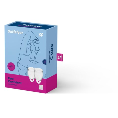 Kubeczki menstruacyjne satisfyer silikonowe 2szt Kubeczki menstruacyjne satisfyer silikonowe 2szt