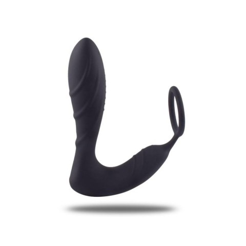 Stimolatore prostatico vibrante con anello fallico Stimolatore prostatico vibrante con anello fallico
