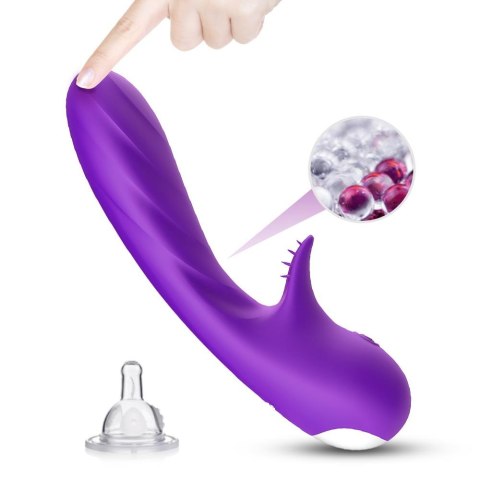 Wibrator punktu g masażer łechtaczki 18 cm 9 tryb Wibrator punktu g masażer łechtaczki 18 cm 9 tryb
