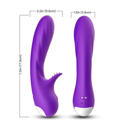 Wibrator punktu g masażer łechtaczki 18 cm 9 tryb Wibrator punktu g masażer łechtaczki 18 cm 9 tryb