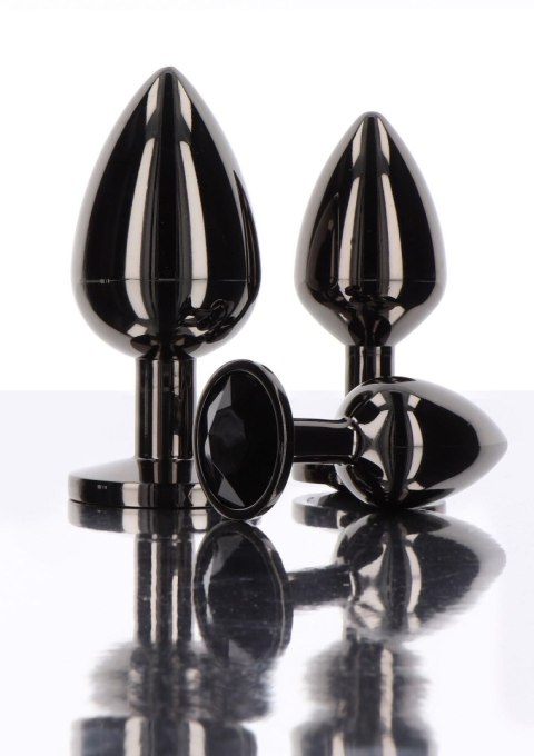 Butt Plug With Diamond Jewel M Black Butt Plug With Diamond Jewel M Black