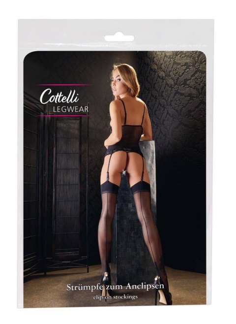 Stockings with seam black 8 Stockings with seam black 8