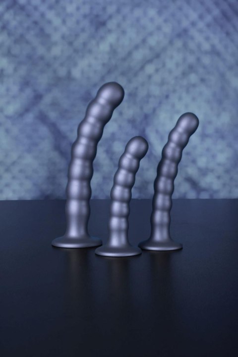 Beaded Silicone G-Spot Dildo - 8'' / 20,5 cm