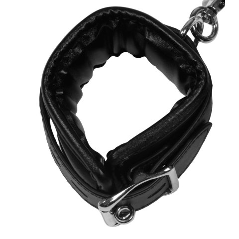 Padded Thigh Sling with Hand Cuffs - Black Padded Thigh Sling with Hand Cuffs - Black