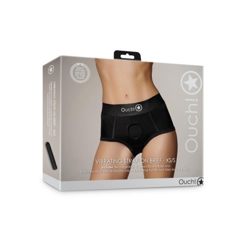 Vibrating Strap-on Brief - XS/S