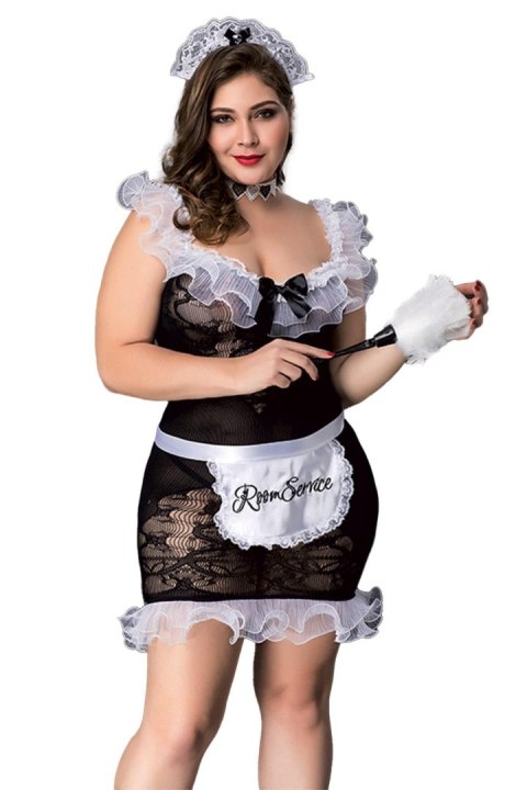 BLACK SOUBRETTE OUTFIT XL/XXL (Size: XL/XXL) BLACK SOUBRETTE OUTFIT XL/XXL (Size: XL/XXL)
