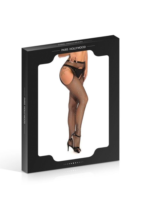 BLACK STRASS OPEN TIGHTS TU (Size: TU) BLACK STRASS OPEN TIGHTS TU (Size: TU)