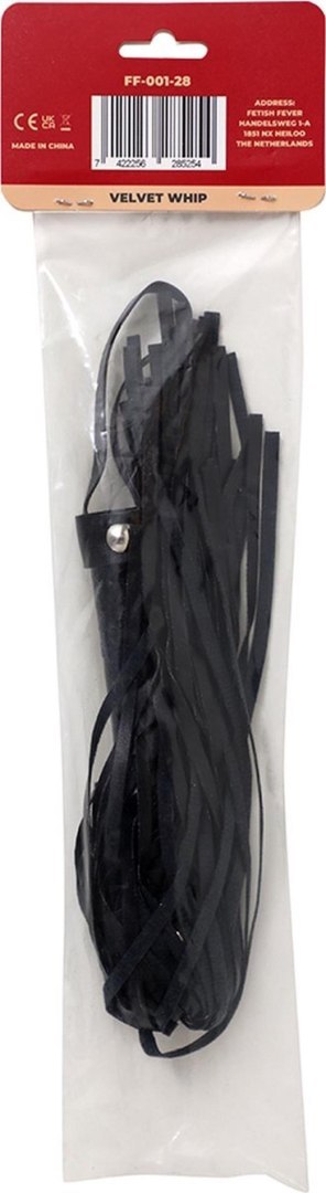 Fetish Fever - Velvet Whip - Black Fetish Fever - Velvet Whip - Black