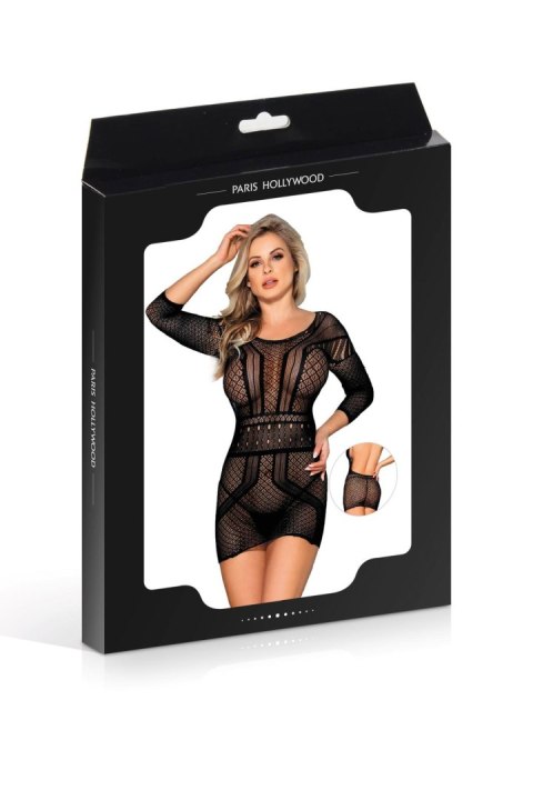 MESH DRESS H3192 BLACK (Size: TU) MESH DRESS H3192 BLACK (Size: TU)