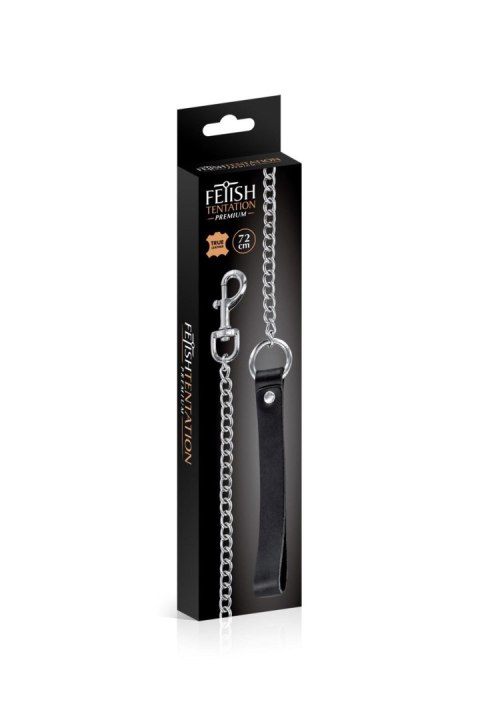 METAL LEASH WITH COW LEATHER WRIST METAL LEASH WITH COW LEATHER WRIST