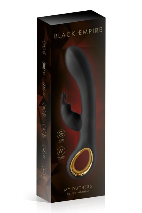 RABBIT MY DUCHESS BLACK EMPIRE VIBRATOR RABBIT MY DUCHESS BLACK EMPIRE VIBRATOR