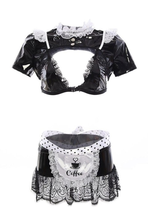 SOUBRETTE OUTFIT 8 P BLACK TU (Size: TU) SOUBRETTE OUTFIT 8 P BLACK TU (Size: TU)