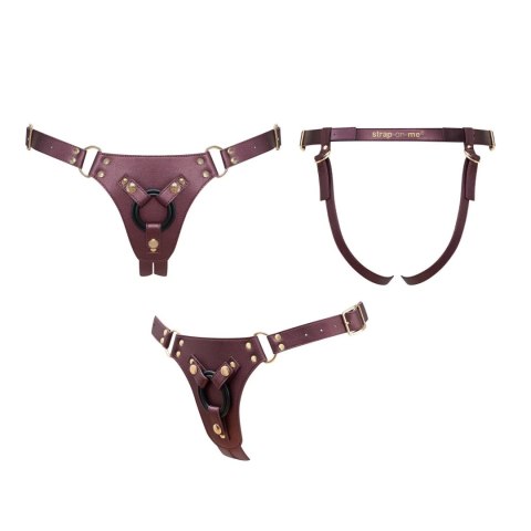 HARNESS SIMILI GENEROUS - ONE SIZE - AUBERGINE HARNESS SIMILI GENEROUS - ONE SIZE - AUBERGINE