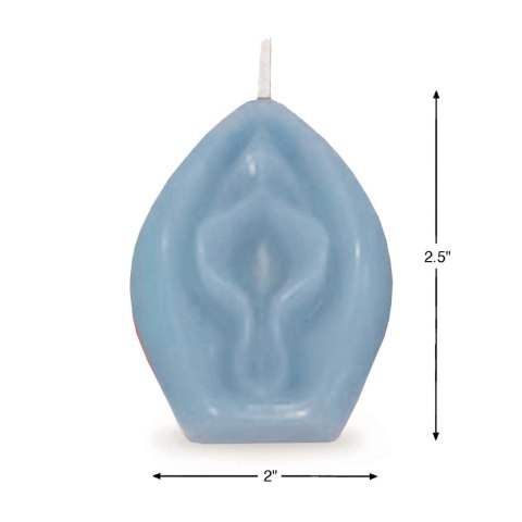 Eden's Candle - Vanilla Scented Vagina - Blue Eden's Candle - Vanilla Scented Vagina - Blue