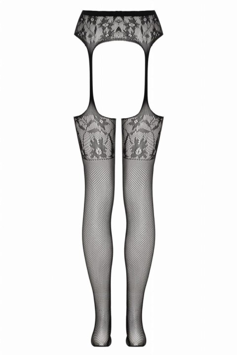 Suspender pantyhose Sulita - Black