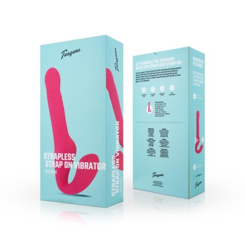 Teazers Strapless Strap On Vibrator - Pink Teazers Strapless Strap On Vibrator - Pink