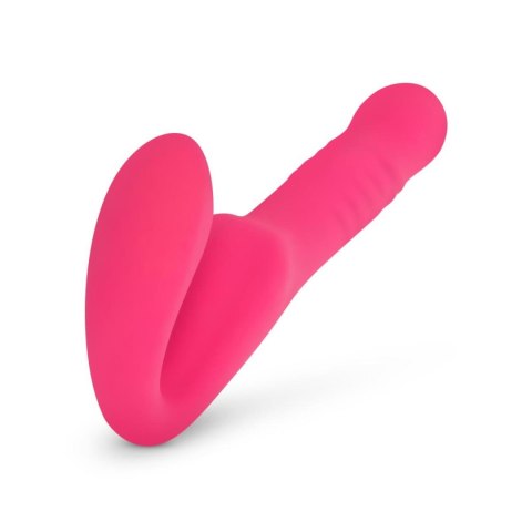 Teazers Strapless Strap On Vibrator - Pink Teazers Strapless Strap On Vibrator - Pink