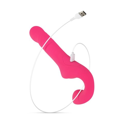 Teazers Strapless Strap On Vibrator - Pink Teazers Strapless Strap On Vibrator - Pink