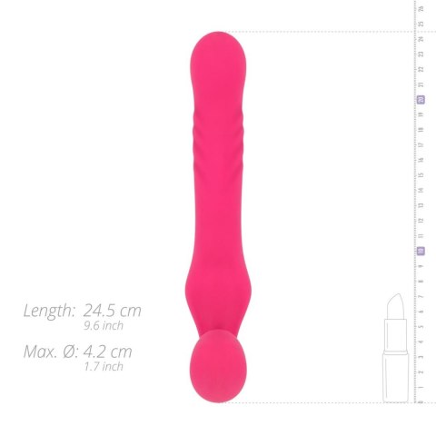 Teazers Strapless Strap On Vibrator - Pink Teazers Strapless Strap On Vibrator - Pink