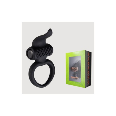 Adrien Lastic Lingus Black - Mini Pierścień wibrujący Adrien Lastic Lingus Black - Mini Pierścień wibrujący