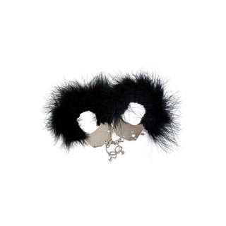 Adrien Lastic Menottes MetAdrien Lastic with Feather Black - Czarne Kajdanki