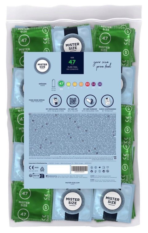 Mister Size 47mm pack of 100 Mister Size 47mm pack of 100