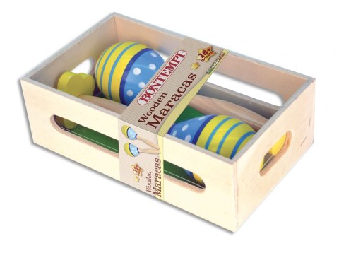 BONTEMPI PLAY DREWNIANE 2 KOLOROWE GRZECHOTKI BONTEMPI PLAY DREWNIANE 2 KOLOROWE GRZECHOTKI