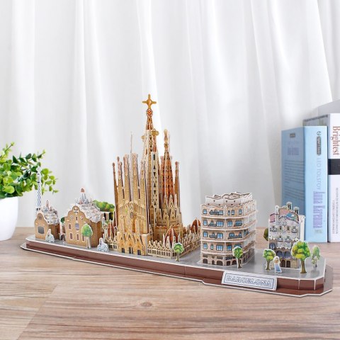 CUBIC FUN PUZZLE 3D CITY LINE BARCELONA- MC256H