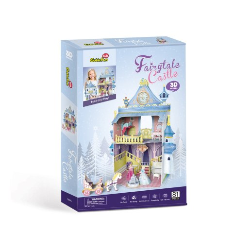CUBIC FUN PUZZLE 3D DOMEK DLA LALEK FAIRYTALE CASTLE - P809H CUBIC FUN PUZZLE 3D DOMEK DLA LALEK FAIRYTALE CASTLE - P809H