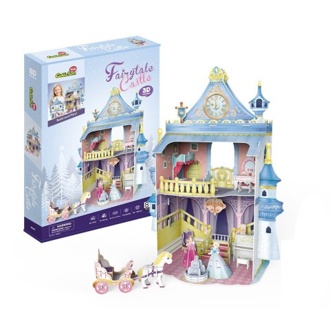 CUBIC FUN PUZZLE 3D DOMEK DLA LALEK FAIRYTALE CASTLE - P809H CUBIC FUN PUZZLE 3D DOMEK DLA LALEK FAIRYTALE CASTLE - P809H