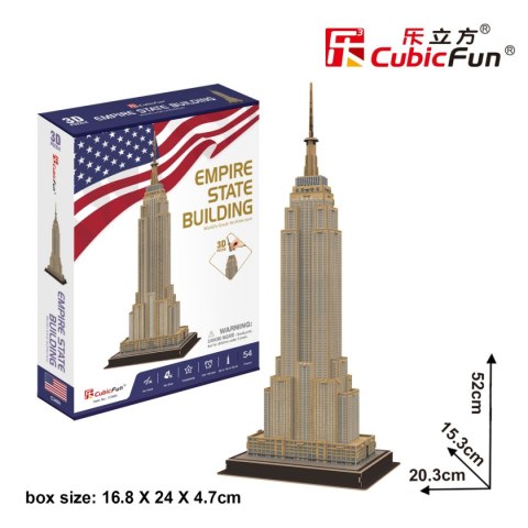 CUBIC FUN PUZZLE 3D EMPIRE STATE BUILDING- C246H CUBIC FUN PUZZLE 3D EMPIRE STATE BUILDING- C246H