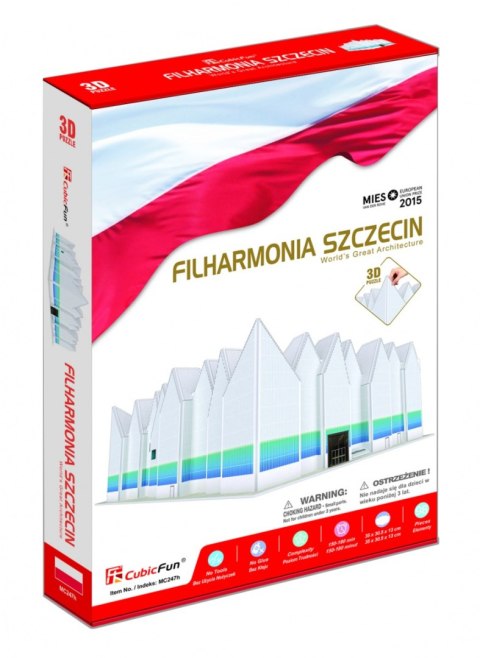 CUBIC FUN PUZZLE 3D FILHARMONIA SZCZECIN - MC247H CUBIC FUN PUZZLE 3D FILHARMONIA SZCZECIN - MC247H
