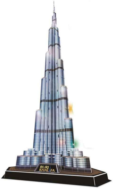 CUBIC FUN PUZZLE 3D LED BURJ KHALIFA 136 EL. - L133H CUBIC FUN PUZZLE 3D LED BURJ KHALIFA 136 EL. - L133H