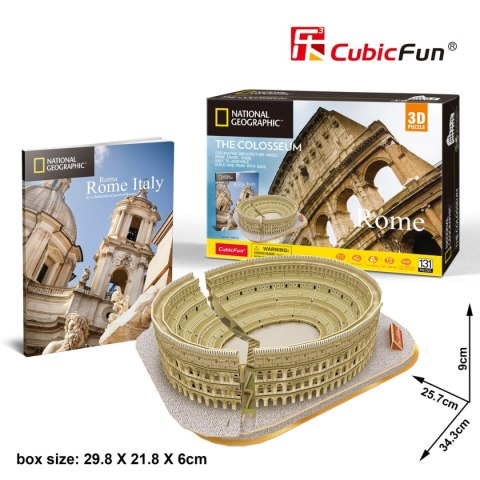 CUBIC FUN PUZZLE 3D NATIONAL GEOGRAPHIC THE COLOSSEUM - DS0976H. CUBIC FUN PUZZLE 3D NATIONAL GEOGRAPHIC THE COLOSSEUM - DS0976H.