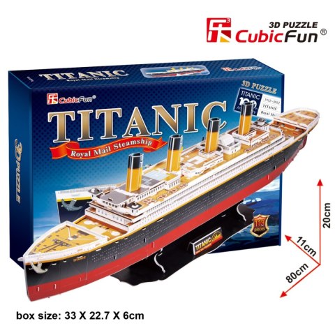 CUBIC FUN PUZZLE 3D STATEK TITANIC - T4011H CUBIC FUN PUZZLE 3D STATEK TITANIC - T4011H