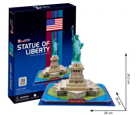 CUBIC FUN PUZZLE 3D STATUA WOLNOŚCI - C080H CUBIC FUN PUZZLE 3D STATUA WOLNOŚCI - C080H