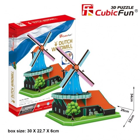 CUBIC FUN PUZZLE 3D WIATRAK HOLENDERSKI - MC219H CUBIC FUN PUZZLE 3D WIATRAK HOLENDERSKI - MC219H
