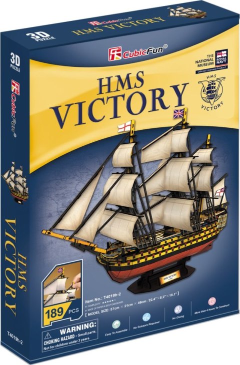 CUBIC FUN PUZZLE 3D ŻAGLOWIEC HMS VICTORY - T4019H CUBIC FUN PUZZLE 3D ŻAGLOWIEC HMS VICTORY - T4019H