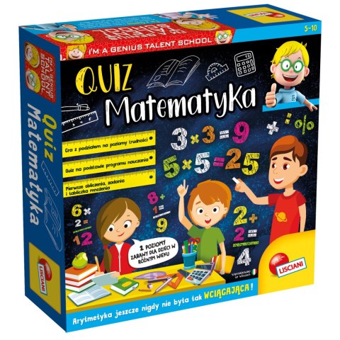 LISCIANI I'M A GENIUS QUIZ - MATEMATYKA LISCIANI I'M A GENIUS QUIZ - MATEMATYKA