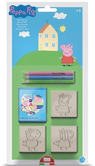 MULTIPRINT PEPPA PIG PIECZĄTKI BLISTER 3 SZT MULTIPRINT PEPPA PIG PIECZĄTKI BLISTER 3 SZT